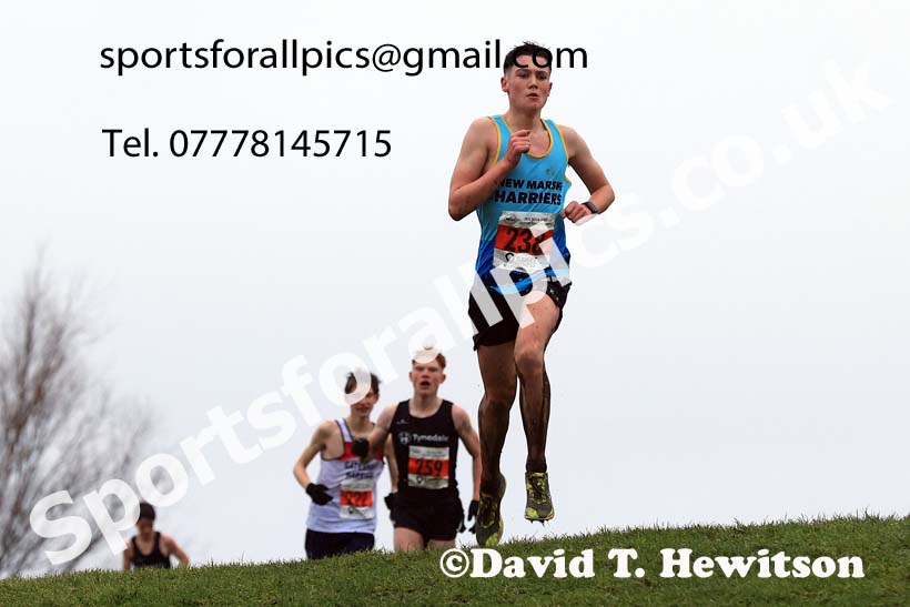 Boys under-15s 2023 North Eastern Cross Country Champs., Temple Park, South Shields. Photo: David T. Hewitson/Sports for All Pics